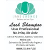 Lash Shampoo 1L Jane Lash Limpieza Extensiones Pestañas Mink Fórmula