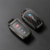 SLAKNOK for Toyota Key Fob Cover with,Real Carbon Fiber Zinc
