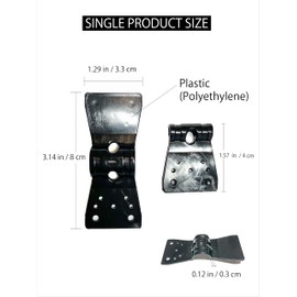 innovex - Plastic Clip for Anti-Hail Net - Clip for Shade Net, Shade Cloth - 50 Pieces, Nets of 2 mm or More - Japan Brand (Dio Punch)