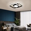 JDONG LED Ceiling Light 24 W Black Ceiling Light 4000
