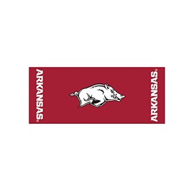Kwik-Covers Collegiate Rectangle Plastic Table Cover, Single Cover (University of Arkansas, Razorbacks, 6' x 30")