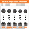 Lyreh 10 in 1 Faucet Aerator Removal Tool, Universal Aerator