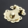 2 Pcs Box Latch Clasps with 12 Screws Flower Shape