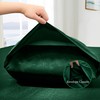 VACVELT 4pcs Emerald Green Satin Sheets Full Size Bed Set,