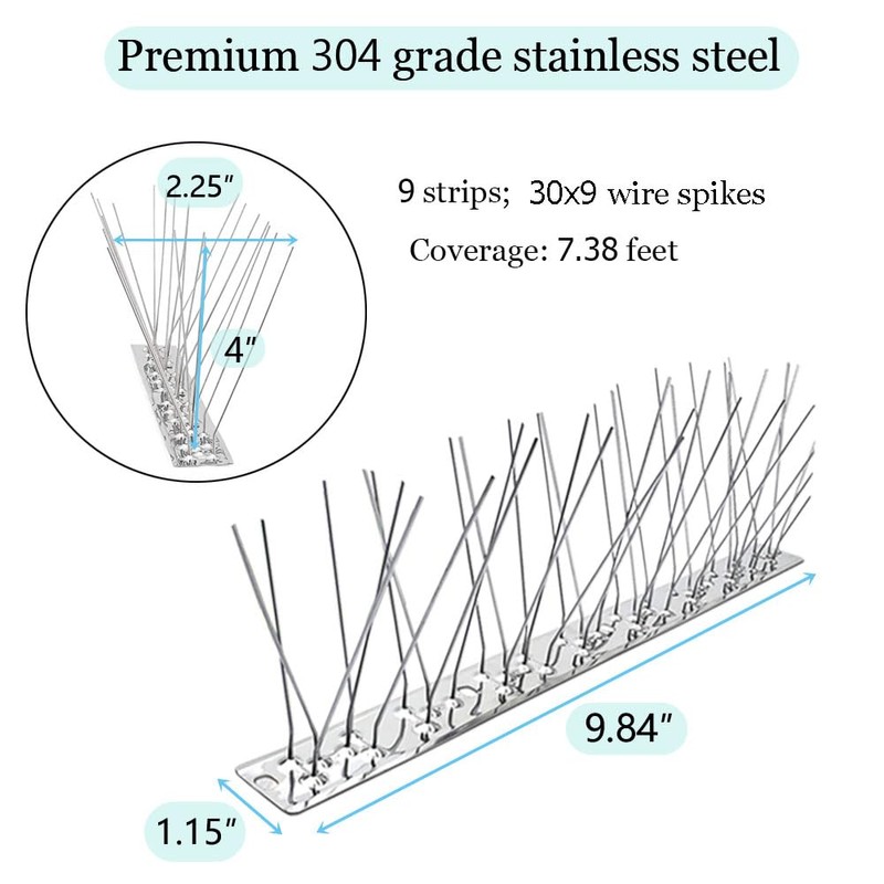 Bird Spikes,Stainless Steel Bird Spikes Metal Bird Spikes Fence Spikes