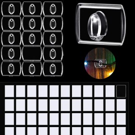 60 Pieces Mini Clear Decorating Hook Clips, Holiday Light Hook Clips, Decorating Clips for String Lights, Multi-Function Decoration Hanging Clip for Home, School Outdoor (Size A) (Clear)