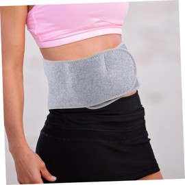 COLLBATH Elderly Back Brace Warming Abdominal Belt Neoprene Faux Cashmere Support for Cold Workers