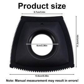 Pet Hair Remover, 2025 New Mini Pet Hair Remover Multi-Surface Silicone Dog Cat Fur Clean tool for Furniture Car Carpet Sofa Clothing Cleaning (Black)