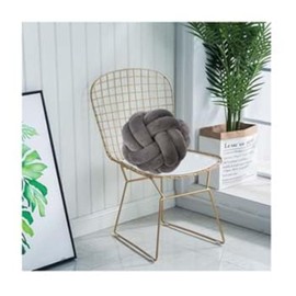 Cyprinus Carpio Anti-Wrinkle Safa Pillow Knot Pillow Ball,Floor Cushion Household Crease Resistant Throw Pillow, Decoration (Dark Grey)