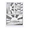 4 x 'Sunset Stonehenge' Temporary Tattoos - Water Resistant, Skin-Safe,