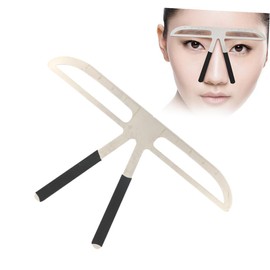 Ipetboom Pcs Quick Makeup Eyebrow Stencil Kit Includes Ruler Brow Stencils Three-point Measurement Tool for Natural Brows Easy for Beginners