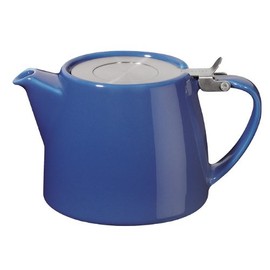 Forlife Stump Teapot, 400 mL, Blue, Ceramic