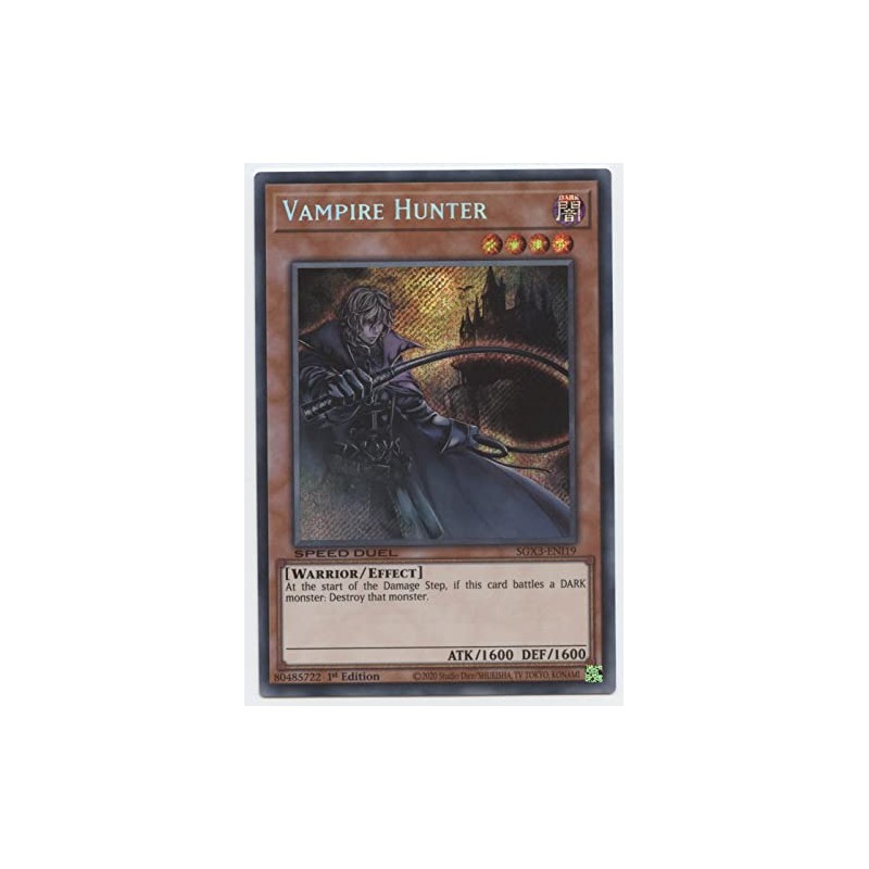 Vampire Hunter - SGX3-ENI19 - Secret Rare - 1st Edition