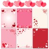 FANOST Valentine‘s Letter Paper Set - 60 Sheets A4 A4
