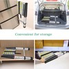 Aluminum Telescopic Extension Ladder Collapsible Ladder, One-Button Retraction Extension Ladder,Multi-Use,