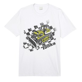 Tonka Classic Front Loader Truck Vehicle Toy Logo Comfort Colors Adult Heavyweight T-Shirt