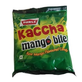 Parle Candy - Kaccha Mango Toffee 100 Pcs New Kaccha Mango Bite Candy 198g