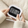CLSSLVVBN Digital Display Vibration Bed Clock for Student Dormitory with