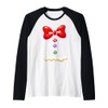 Gingerbread Man Costume Christmas Funny Xmas Party Tee Raglan Baseball