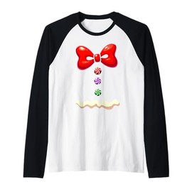 Gingerbread Man Costume Christmas Funny Xmas Party Tee Raglan Baseball Tee