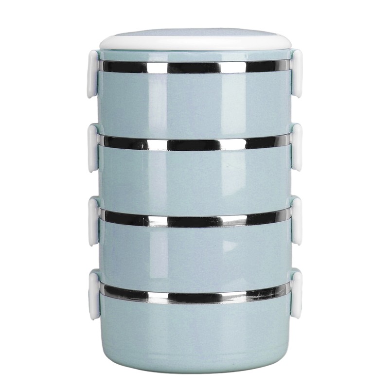 Portable 304 Stainless Steel Bento Lunch Box Thermal Cylinder Lunch