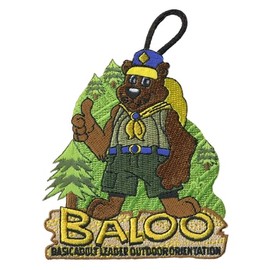 Baloo Trained Embroidered Patch - ClassB