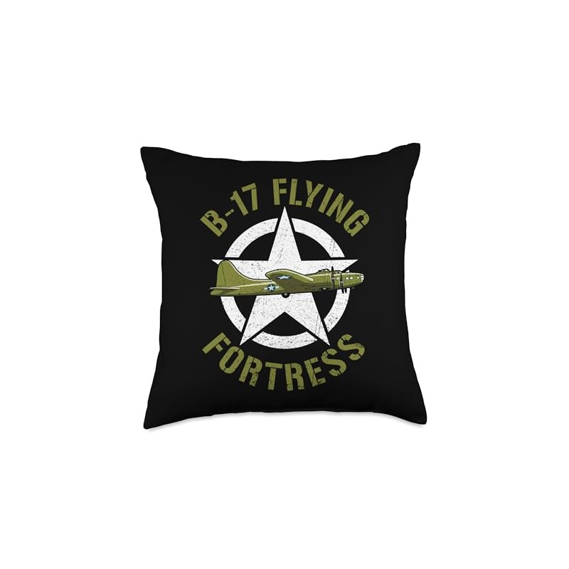 B-17 Bomber Flying Fortress WWII Word War 2 Plane Throw