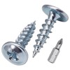 SKIR'CO (Pack of 100) Galvanised Steel 3.0 x 12mm Wood