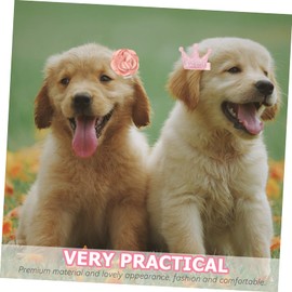 BESPORTBLE Pcs Dog Hair Bow Clips Pet Hair Bows Bowknot Barrettes Fashionable Dog Accessory Set Accessories