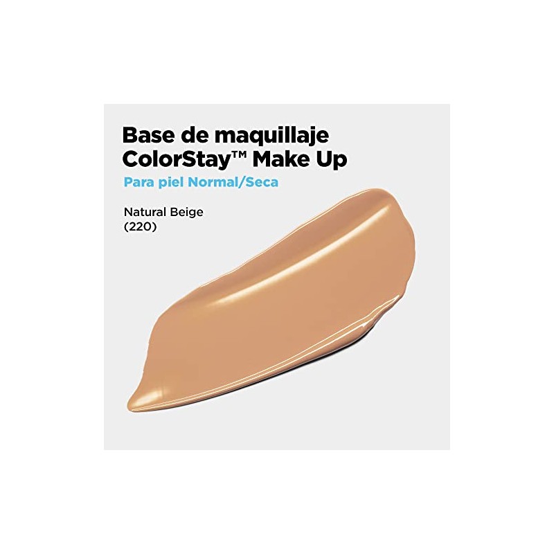 Revlon Base de Maquillaje ColorStay Make Up Cutis Normal/Seco, Natural