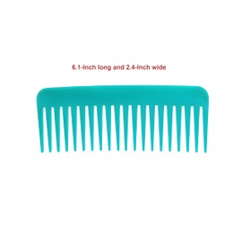 3pcs Large Hair Detangling Comb, Wide Tooth for Curly Hair, No Handle Comb Styling Shampoo Comb, Pink,Blue and Purple