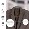 Simplify Extra Wide 21” Velvet Coat Hangers | 6 Pack