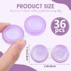 Phyyixs 36 Pack Contact Lens Cases Bulk, Transparent Cute Contact