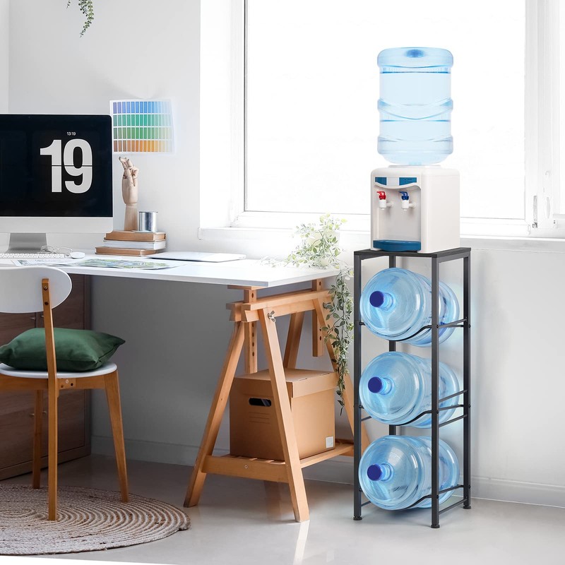Water Bottle Holder Organizer 5 Gallon Water Jug Stand with