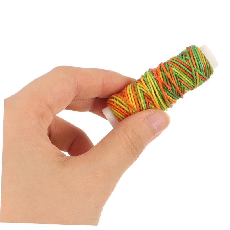 OSALADI 12 Rolls Waxed String for Crafts Sewing Waxed Threads