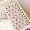 Cheetah Leopard Crib Sheets Stretchy Portable Sheets for Baby Toddler