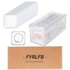 FYRLFB Clear Jewelry Storage Box, Acrylic Bracelet Organizer Holder with