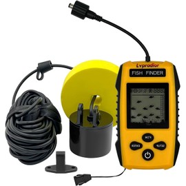 Fishing Finder Wired Fishing, Portable Fish Depth Finder, Sonar Sensor Fishing Alarm for Fish Depth Detection, Kayak Boat Sea Fishing Gear Water Depth Finder Handheld Fishfinder with LCD Display