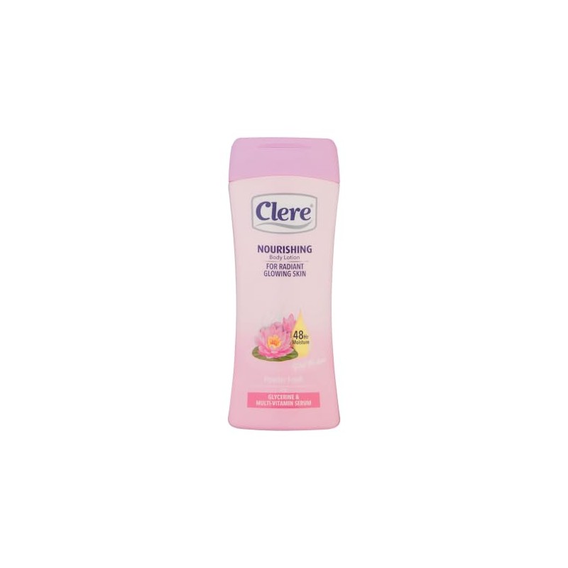 CLERE Loción Corporal Nutritiva - Polvo Fresco - 400 Ml