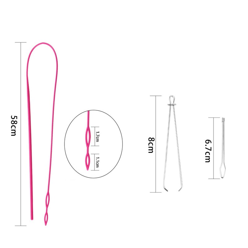 HUAZON Thread Threader, Handicraft, Rubber Threader, Wide Threader, Sewing Set,