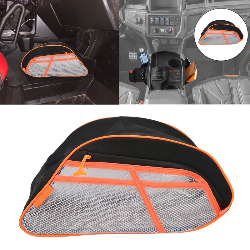 Center Console Storage Seat Bag 1680D Nylon Replacement for Polaris