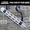 TPU Rubber Archery Arm Guard - Adjustable Protective 2-Strap Arm