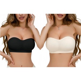 2p Bra Nubra Brasier Strapless Push Up Invisible Sin Tirante