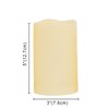 CANDLE IDEA 2 PCS 3"x5" Waterproof Outdoor Battery Operated Flameless