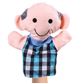 Hand Puppet Set - 6 Family Members - Premium Quality, 9” Inch Soft Plush Hand Puppets for Kids for Storytelling, Teaching, Preschool, Role-Play | Mother, Father, Son, Daughter and Grandparents