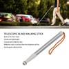Telescopic Blind Walking Stick Anti Slip Shockproof Blind Reflective Guide