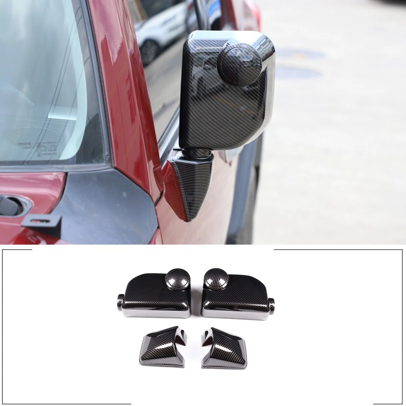momocar Carbon Fiber Car Side Rearview Mirror Cover Trim Fit