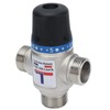 Thermostatic Mixing Valve, Threaded Tee Brass Mixing Valve 35-60℃ 95-140℉)