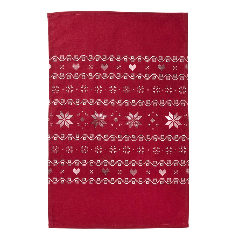 SKL Home Snowflake Winter Dish Towel Set, 18x28