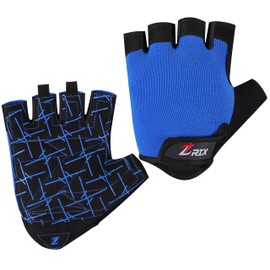 ZRIX Gym Gloves (Blue, Medium)